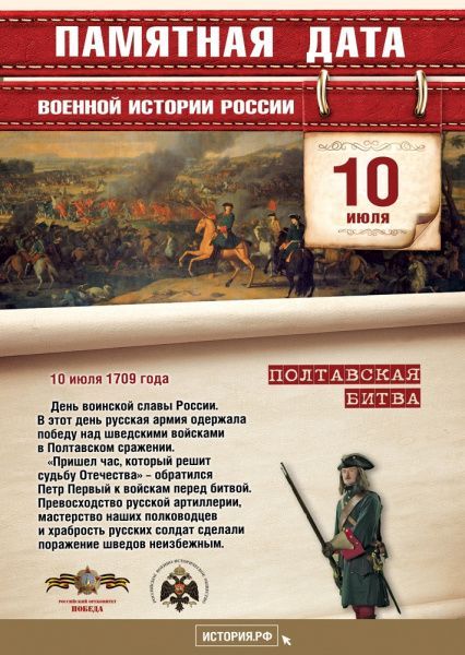 День воинской славы России (от 10.07.2023)