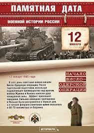 Памятная дата военной истории России (от 12.01.2023)