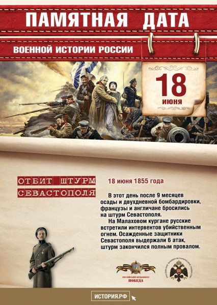 Памятная дата военной истории России (от 18.06.2023)